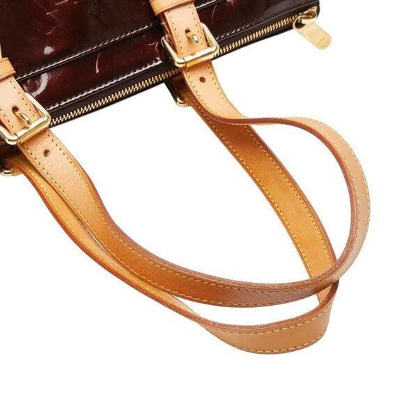 LOUIS VUITTON Purple Monogram Leather Bag - Picture 4 of 11